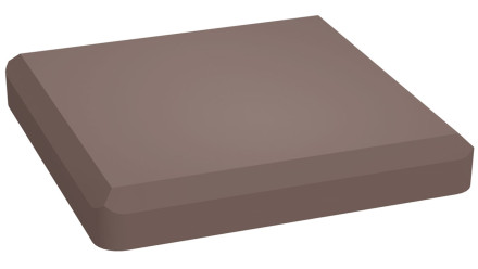 planeo Solid - Pfostenkappe Terra