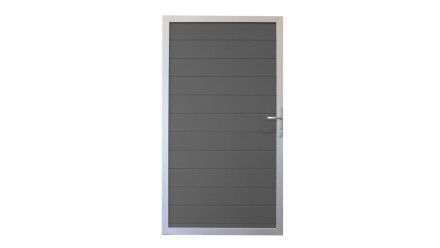 planeo Alumino - Universaltor Anthrazitgrau mit Alurahmen
