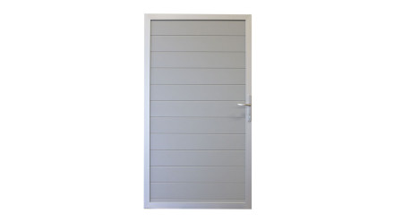 planeo Alumino - Universaltor Silbergrau mit Alurahmen