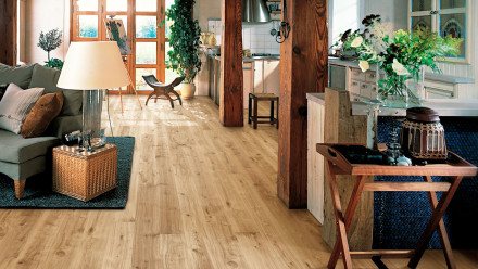 Kährs Parkett Smaland - Eiche Vedbo Landhausdiele Naturgeölt handgehobelt, Riverstone