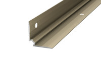 Prinz Treppenkanteninnenwinkel - 27 x 27 mm - Edelstahl matt 