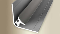 planeo Wandprofilsystem Innenecke Edelstahloptik