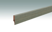 MEISTER Sockelleisten Fußleisten Altholzeiche lehmgrau 6986 - 2380 x 60 x 16 mm