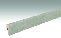 MEISTER Sockelleisten Fußleisten Beton 7321 - 2380 x 50 x 18 mm (200015-2380-07321)