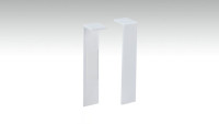 Verbindungsstück selbstklebend für Fußleiste F100202M Modern Weiß 18 x 80 mm (9062322001)