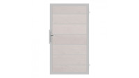 planeo Solid Grande - Premium Universaltor Bi-Color Weiß mit Alurahmen