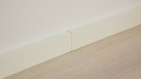 Verbindungsstück selbstklebend für Fußleiste F100201M Modern Weiß 18 x 50 mm - 2St.