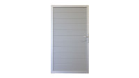 planeo Alumino - Universaltor Silbergrau mit Alurahmen