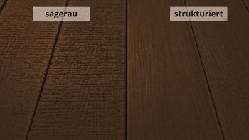 planeo TitanWood - Massivdiele Holzstruktur dunkelbraun