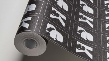 Vinyltapete Karl Lagerfeld Bilder Modern Schwarz 423