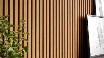 planeo Akustik Wandpaneel ISO - Eiche Natur 240x60cm
