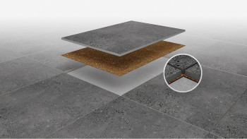 planeo DIYTile Bodenfliese Beton - 30 x 60 x 12,5 mm Braun PT