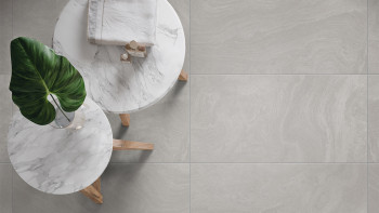planeo DIYTile Bodenfliese Marmor - 45 x 90 x 12 mm Grau PT