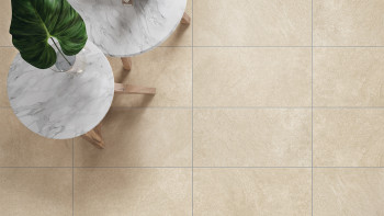 planeo DIYTile Bodenfliese Schiefer - 30 x 60 x 12 mm Sandbeige PT