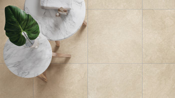 planeo DIYTile Bodenfliese Schiefer - 60 x 60 x 12 mm Sandbeige PT