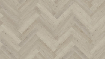 Wineo Klebevinyl - 400 wood XS Balanced Oak Lightgrey Fischgrät | Synchronprägung (DB286WXS)