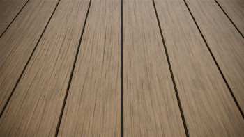 planeo AntikWood WPC Terrassendiele Massiv - Hellbraun 3m antik gealtert