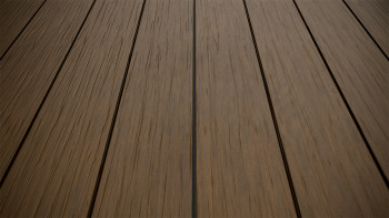 planeo AntikWood WPC Terrassendiele Massiv - Braun 3m antik gealtert