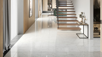 planeo Laminat - Stone 2.0 Carrara Marble High gloss (FE00608)