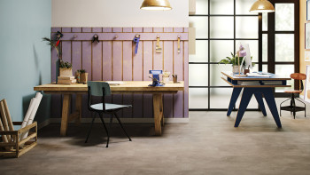 Wineo Bioboden - 1000 stone L Urban Concrete Smoke Klebevinyl (PL318R)