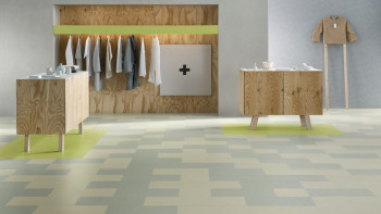 Forbo Linoleum Marmoleum Klick - Silver shadow 60x30cm - 633860