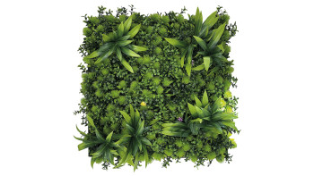 planeo Akustikpaneel - MixWall Leaf Mood Tropical Mixed Flora 52 x 52 cm | Kunstpflanze (PLMW-81111)
