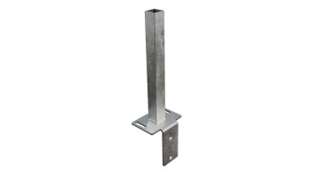 planeo Gardence Strong - GJ 45 L-Stein Konsole 16 x 12 x 40 cm zum Aufdübeln mit integriertem Montageadapter