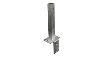 planeo Gardence Guard - GJ 43 L-Stein Konsole 15.6 x 12 x 39.6 cm zum Aufdübeln mit integriertem Montageadapter und Senkschrauben M8 x 35 mm