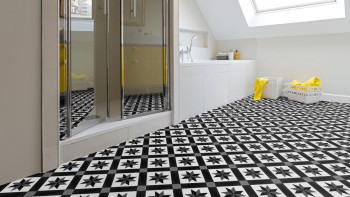 Gerflor CV-Belag - PRIMETEX Cordoba Black & White - 2226