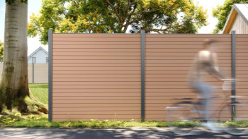 planeo 3D - Gartenzaun Sandeiche mittel
