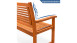 Gartenbank Eukalyptusholz 120 x 60 x 90 cm