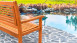 Gartenbank Eukalyptusholz 120 x 60 x 90 cm