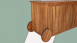 Auflagenbox Akazienholz 120 x 55 x 60 cm Innenplane
