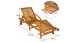 Premium Sonnenliege Akazienholz 195.5 x 69 x 85 cm klappbar