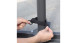 Windsicherung Ampelschirm mit Metallhaken