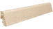 Haro Sockelleisten für Korkboden - 19 x 39 mm - Toledo/Sirio creme (406991)