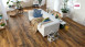 Haro Laminatboden - Tritty 100 Gran Via 4V Silent CT - Eiche Altholz - strukturiert/matt - 4-seitige Fase - 1-Stab Landhausdiele (527956)
