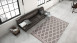 planeo Teppich - Lina 200 Taupe / Elfenbein  