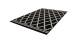 planeo Teppich - Lina 200 Schwarz / Elfenbein  