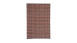 planeo Teppich - Chess 110 Natur / Rot 