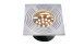 planeo Terrassenbeleuchtung 12V - LED-Einbauleuchte Onyx60 R4 - 1W 23Lumen